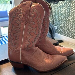 Pink Justin Cowgirl Boots